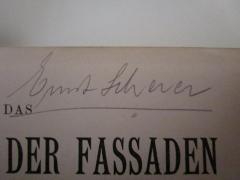 - (Scherer, Ernst), Von Hand: Autogramm, Name; 'Ernst Scherer'. 