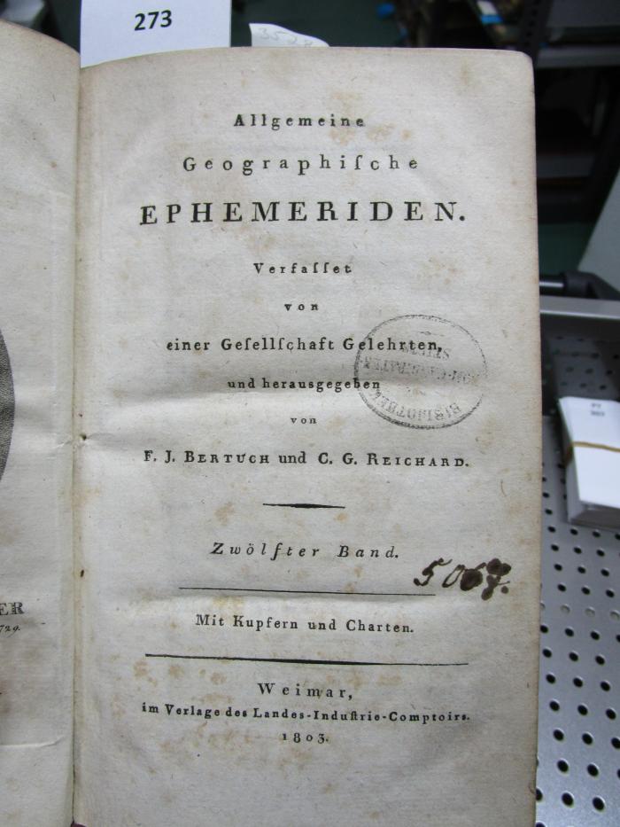  Allgemeine geographische Ephemeriden (1803)