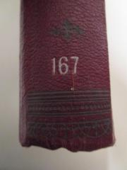 - (Öffentliche Bibliothek und Lesehalle (Berlin)), Prägung: Signatur; '167'. 