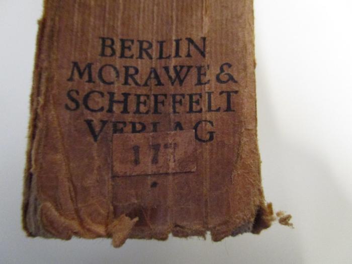  Die Deutschen in Russland 1812 : Leben und Leiden auf der Moskauer Heerfahrt (1912);- (Groehler, [?]), Etikett: Signatur; '177'. 