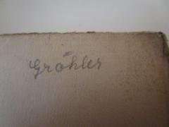 - (Groehler, [?]), Von Hand: Name; 'Gröhler'. 