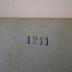 - (Biblioteka Wydzialu Krajowego), Stempel: Nummer; '1211'. 