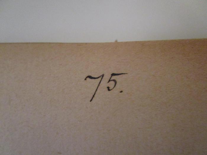  تورک ىوردي (1328 [1912]);- (unbekannt), Von Hand: Nummer; '75.'. 