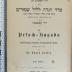 296.313 "1905" CASS : Die Pesach-Hagada : mit vollständigem, sorgfältig durchgesehenen Texte (1905)