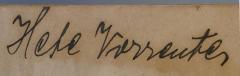 - (Vorreuter, Hete), Von Hand: Name; 'Hete Vorreuter'. 