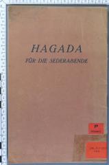 296.313 "1933" FALK : Hagada für die Sederabende  (ca. 1933)