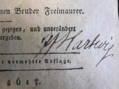 - (Hartwig, [?]), Von Hand: Autogramm, Name; '[..] Hartwig'. 