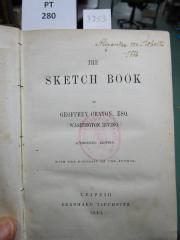  The sketch book of Geoffrey Crayon, Esq. (Washington Irving.) (1843)
