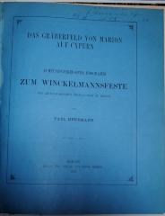 L 544 : Das Gräberfeld von Marion auf Cypern. (1888)