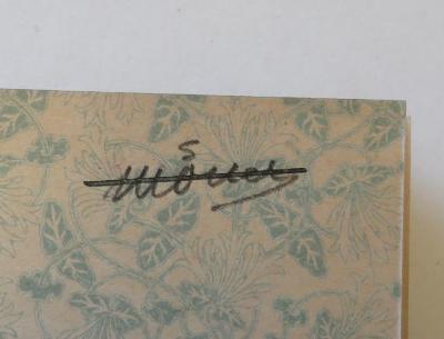 - (Möller, [?]), Von Hand: Name; 'Möller[?]'. 