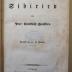 E 4198 : Reise-Erinnerungen aus Sibirien. (1854)