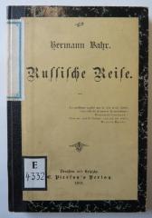 E 4332 : Russische Reise. (1891)