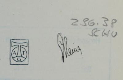 - (Kleiner, Kamil), Von Hand: Name; '[...] Kleiner [?]'. 
