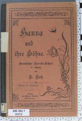 296.384.1 KATZ : Hanna und ihre Söhne. Dramatisches Chanucka-Festspiel ([1902])