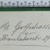 - (Gottschalk, Moses), Von Hand: Name, Exlibris; 'M. Gottschalk
hier
Bramscherstr 39'. 
