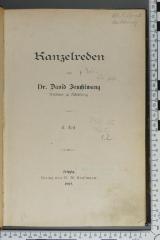 296.45 FEUC 1,2 : Kanzelreden (1902)