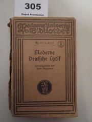  Moderne Deutsche Lyrik (o.J.)