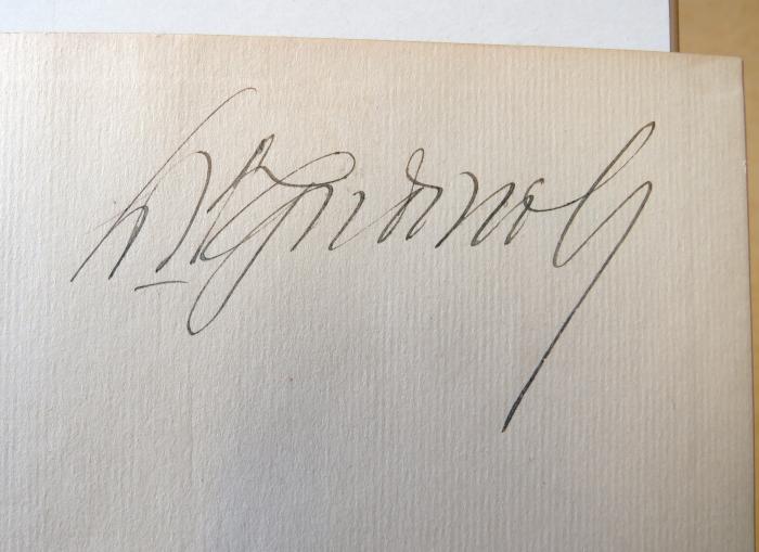 - (G[...]l[?] , W.[?]), Von Hand: Name; 'W.[?] [...]G[...]l[?]'. 