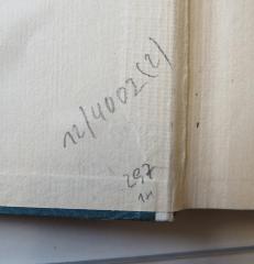 - (Kurbuchhandlung Bernhard Krohn), Von Hand: ; '12/4002(2) / 297 / 1H[?]'. 