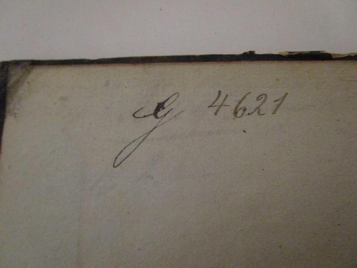 - (unbekannt), Von Hand: Signatur, Nummer; 'G 4621'. ; Thomas Morus (1829)