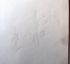 - (Minka[?], Werner), Von Hand: Name, Datum; 'Werner Minka[?] 1932.'. 