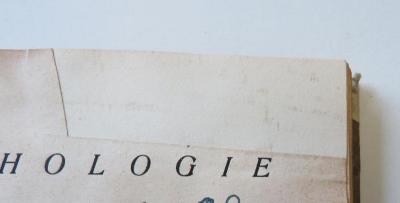 - (Krüger, E.[?];unbekannt), Ausschnitt: ; '[getilgt]'. 