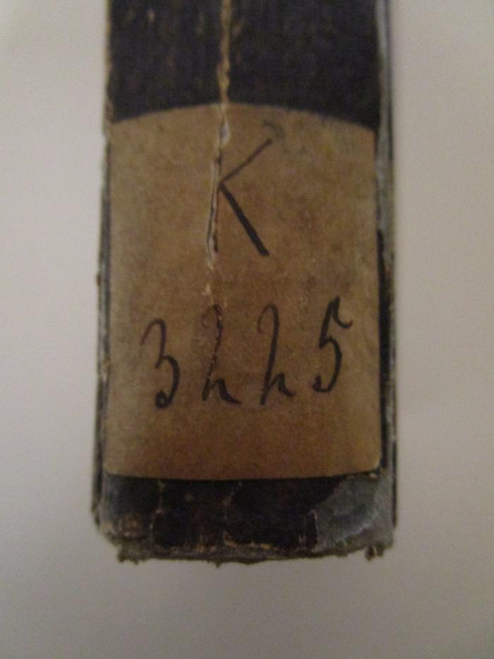  Thomas Morus (1829);- (unbekannt), Etikett: Signatur; 'K 3225'. 