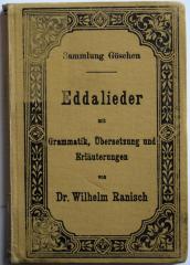 7/296 : Eddalieder mit Grammatik, Übersetzung und Erläuterungen. (1903)