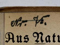 - (Kirchner, Lieselotte), Von Hand: Nummer; 'Nr. 75.'. 