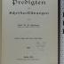 296.45 MAYB 2,3 : Predigten und Schrifterklärungen. Zweites, drittes und viertes Buch Moses (1907)