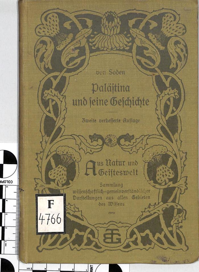 F 4766  :  Palästina und seine Geschichte (1904)