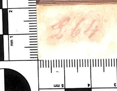 - (Knaben- und Mädchen-Bürgerschule Morchenstern), Von Hand: Nummer; 'L 64'. 