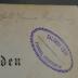 - (Lövy, Salamon), Stempel: Name, Exlibris; 'Salamon Lövy
Pressburg, Schlosstrasse 64'.  (Prototyp)