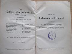 BD 1230 B199 (-5) +2 : Judentum und Umwelt. (1929)