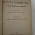  Hawa Naschira! (Auf, Laßt uns singen!) : Liederbuch für Unterricht, Bund und Haus (1935)