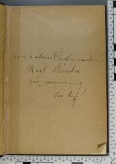 - (Semler, Karl;Unger, Joachim Jacob), Von Hand: Widmung; 'Dem wackeren Confirmanden 
Karl Semler 
zur Erinnerung 
vom Verf.'. 