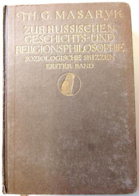 Gesch 774/1 : 1 : Zur Russischen Geschichts- und Religionsphilosophie. Soziologische Skizzen. Band 1. (1913)