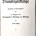 Z 5415 : Brunsvigenklänge. Gesammelt und herausgegeben für die Mitglieder der Burschenschaft Brunsviga zu Göttingen. (1926)