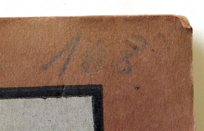- (unbekannt), Von Hand: Nummer; '168'. 