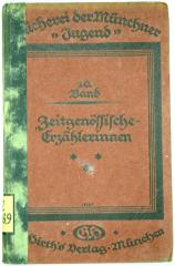 Z 4069 : Zeitgenössische Erzählungen.  (1919)
