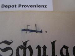 - (Loewenstein, Fritz), Von Hand: Initiale; 'F. L.'. 