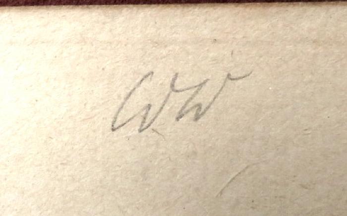 - (unbekannt), Von Hand: ; 'ww'. 