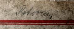 - (Roboom, Georg), Von Hand: Name; 'Roboom.'. 