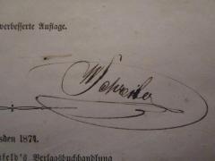 - (Schreiber[?], W.[?]), Von Hand: Autogramm, Name; 'W Schreiber'. 
