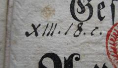 - (Große National-Mutterloge Zu den drei Weltkugeln), Von Hand: Signatur; '[...].[##].[.]'.  (Prototyp)