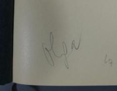 - (?, Olga), Von Hand: Name, Exlibris; 'Olga'. 