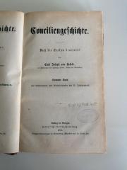 BO 1220 H461-7 : Conciliengeschichte. Siebenter Band. Die Reformations- und Unions-Synoden des 15. Jahrhunderts. 2.
Die Concilien von Basel und Ferrara-Florenz
 (1874)