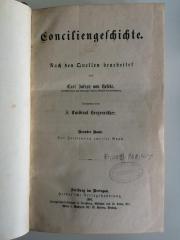 BO 1220 H461-9 : Conciliengeschichte. Neunter Band. Der Fortsetzung zweiter Band. Fortgesetzt von Joseph Cardinal Hergenröther. (1890)