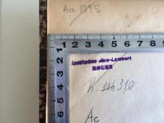 - (L'Institution Join-Lambert), Stempel: Name, Ortsangabe; 'Institution Jean-Lambert ROUEN'. 