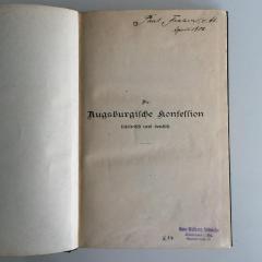 BP 2900 K81 : Die Augsburgische Konfession. Lateinisch und deutsch. (1896)